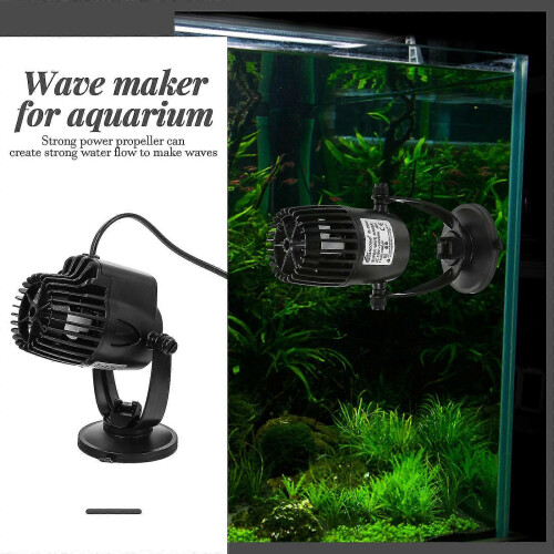 Aquarium Wavemaker Circulation Pump 360 Rotation Adjustable Suction Cup Bracket 10W 7500L/H 1