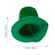 1St Duurzame Groen Velours Hoed Voor St. Patrick's