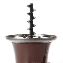 Dreistöckiger Mini-Schokoladenbrunnen für Partys und Feiern, Schneckenform, Nacho-Käse-BBQ-Sauce