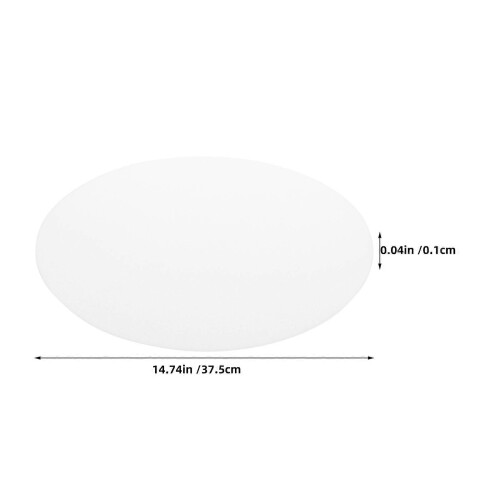 Ceiling Lamp Diffuser Panel, Acrylic, 37.5cm/14.74" Round, Compatible with LED Ceiling Fixture 2