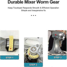Vervangend wormwiel voor mixer, compatibel met Whirlpool Kitchenaid 4162897 (2 stuks)