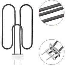 Resistenza riscaldante da 2200 W compatibile con Weber Q140 Q1400 66631 65620, spina europea.