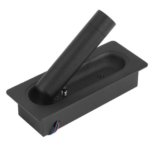 Wall Lamp for Bedside Reading, Recessed Automatic Switch, 3000K Warm Light, Black 2