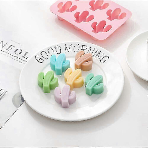 Cactus Ice Cube Tray Silicone Mold for DIY Chocolate Candy Gummy Jelly Bakeware 2