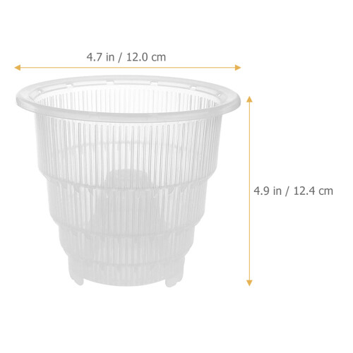 Duurzaam Plastic Hydroponic Baskets Met Voor 1