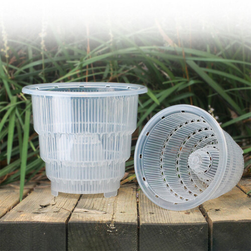 Duurzaam Plastic Hydroponic Baskets Met Voor 2