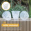 Duurzaam Plastic Hydroponic Baskets Met Voor 9