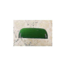 Paralume di ricambio in vetro per lampada da scrivania, compatibile con lampada da banchiere, vetro vero verde, 22,5 cm