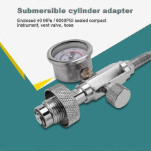 PCP Fill Station Adapter G5/8 DIN 300 Bar compatible with Diving Cylinders with Hose and Gauge