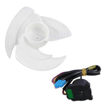 Moteur de ventilateur de condenseur pour réfrigérateur-congélateur avec pale, compatible avec LG et Kenmore, 12 V, 1 A, remplacement EAU64843805