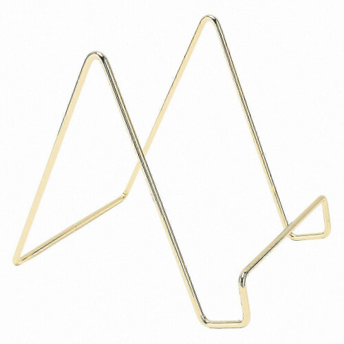 Metal Display Stand for Tablets Books CDs with Rust-Proof Plating, Sturdy Iron Holder 2