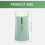 1Groene Plastic Chopstick En Container Voor Netjes Opslaan 2