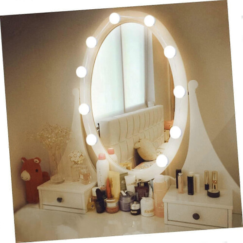 Vanity Mirror Light Bulb LED Adjustable Brightness 3 Color Modes Eye Protection 2