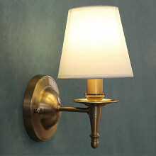 E14 Linen Wall Lamp, Compatible with Standard E14 Bulbs, Nordic Minimalist Design for Bedside, Living Room, Bedroom Decor