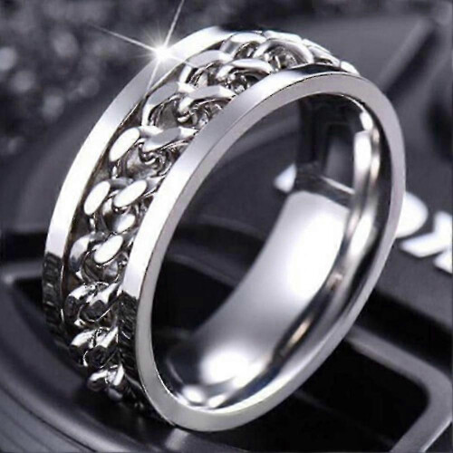 Stainless Steel Rotatable Chain Finger Ring Bottle Opener for Beer Bar Tool 2