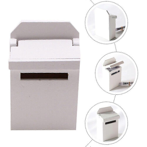 Mini Mailbox Adornment for Mini House Model Wooden Desktop Decor 2
