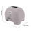Tissues Dispenser Box Gray Elephant Shape Plastic Decorative Tissue Holder for Home 2