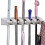 Wall Mount Mop Broom Holder with 5 Slots 6 Foldable Hooks for Home Storage Organization 4