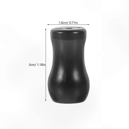 Blinds Cord Pull Knob, Black, PVC, 12 Pcs, Compatible with Various Window Treatments 1