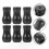 Blinds Cord Pull Knob, Black, PVC, 12 Pcs, Compatible with Various Window Treatments 3