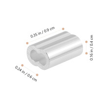 100St Aluminium Kabelklem, Robuust En Voor Draadbescherming