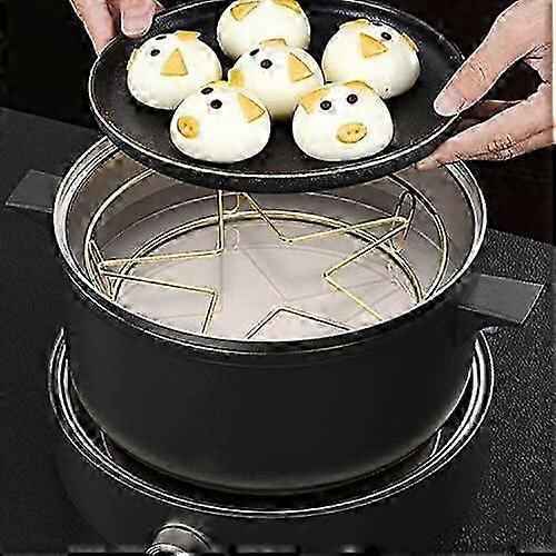 Double Layer Stainless Steel Steaming Rack for Cooking Pot Pan, Durable Kitchen Gadget 2