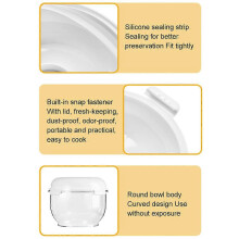 Bread Proofing Box, Dough Rising Container with Transparent Lid and Non-Stick Surface