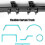 5 Meters Flexible Ceiling Curtain Track Bendable Curved Rail with Brackets Rollers Hooks 1