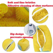 Shoe Washing Bag 2 Pack, Reusable Zippered Laundry Bag for Machine Wash, Yellow
