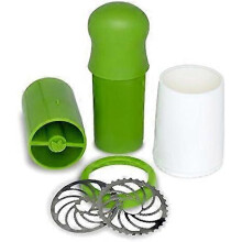 Herb Grinder Spice Mill Stainless Steel Kitchen Accessory with Dishwasher Safe Removable Blades
