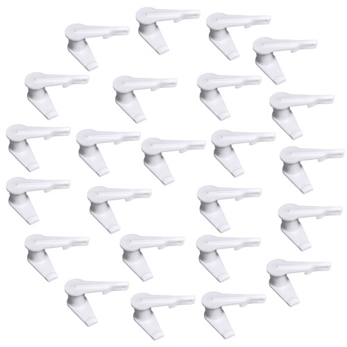 100St Lichtkap Bevestigingsclips PP Wit Voor Plafondlampen