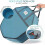Wreath Storage Container Hard Shell Blue 30 Inch for Christmas Decorations 2