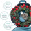 Wreath Storage Container Hard Shell Blue 30 Inch for Christmas Decorations 3