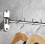 Foldable Wall Mounted Clothes Hanger Rack, Swing Arm Space Saving Laundry Room Valet Hook Holder 3