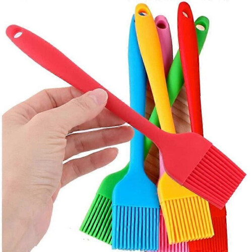 Silicone Basting Brush Set for BBQ, Baking, Cooking, 5-Piece Kitchen Tools 1