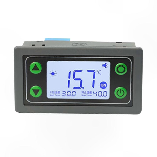 WiFi Temperature Controller with Digital Display and Remote App Control, 30A Relay, Waterproof Probe 1