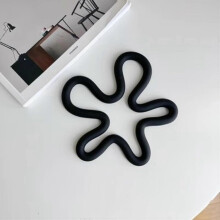 Silicone Heat Resistant Placemat, Non-Slip Insulation Pad for Dining Table, Dark Gray