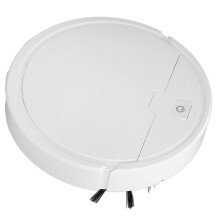 Mini aspiradora 3 en 1 con carga USB, función de limpieza y fregado doméstico, inteligente, color blanco, ABS, batería de 1200 mAh, 90 min.