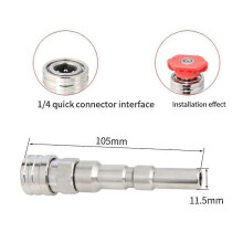 Adapter kompatibel mit Nilfisk KEW ALTO WAP CALM, 1/4 Zoll Schnellanschluss mit Sprühdüse und Verlängerungsstange