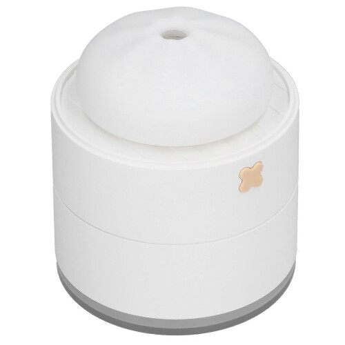 400ml Steamed Bun Shape Air Humidifier, Silicone Desktop USB, 2 Gears Adjustable 1