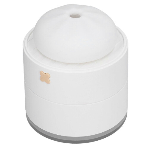 400ml Steamed Bun Shape Air Humidifier, Silicone Desktop USB, 2 Gears Adjustable 2