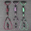 Dual Head Dog Walking Rope for Two Dogs, Wavy Pattern Nylon Double Leash 3