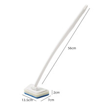 Reinigungsbürste mit langem Griff für Badewanne, Fliesen, Glasböden und Fenster, 56 cm
