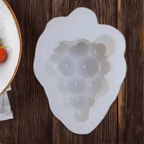 Silicone Grape Mold for Soap Candle Chocolate Baking, 3D Design Easy Clean 1