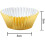 Pirottini per cupcake in alluminio, oro, argento e oro rosa, 300 pezzi, 11,5 cm 2