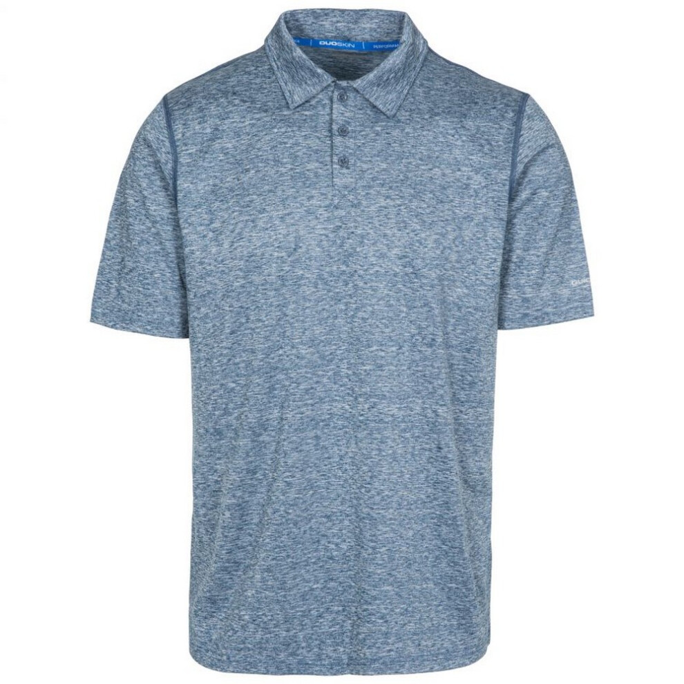 Trespass (S, Navy) Mens Monocle Quick Dry Polo Top