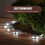 Solar LED Deck Lights Outdoor Pathway Step Lighting IP68 Waterproof 2 Pack 5