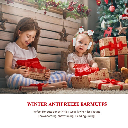 1Decoratieve Kerst Oorwarmers Thuis
