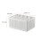Foldable Pants Storage Box with Adjustable Dividers, White 5 Grids Closet Organizer for Wardrobe 2