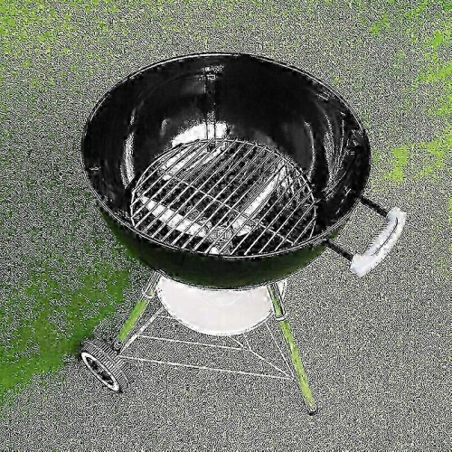 Charcoal Grill Grate 34 cm Diameter Enhanced Airflow for Heat Retention 2